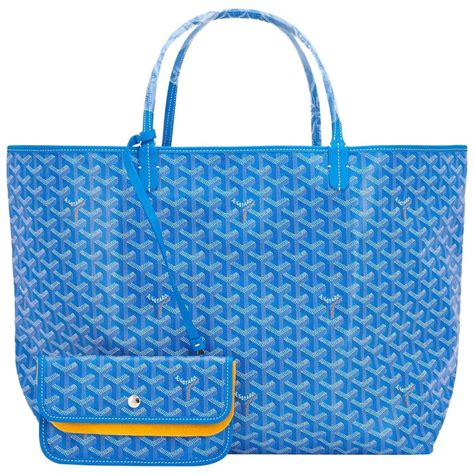 goyard gm tote blue|goyard gm tote price.